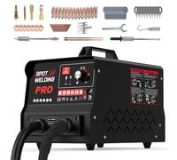 3500W Tire Clou Carrosserie 220V avec 6 Soudage Multifonctions Modes | Mode de Fonctionnement Automatique / Manuel, avec Protection Surchauffe, Réparation des Bosses sur les Voitures et les Motos