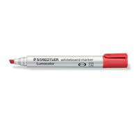 [351 B-2-R-3] STAEDTLER Lot de 3 Marqueurs tableau blanc "Lumocolor 351B", rouge