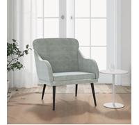 vidaXL Fauteuil - Gris clair