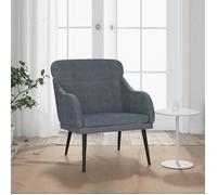 vidaXL Fauteuil - Gris foncé