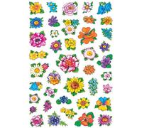 [3522-5] HERMA Lot de 5 stickers DECOR Petit têtes de fleurs 3 x 41 Sticks