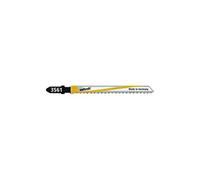 3561000 2 Lames de Scie Sauteuse Bim, Queue en T, Longueur Dentée 75 Mm, Dents Pointues Avoyées Et Rectifiées, Pas de Dents 1,65 Mm, Dos Conique