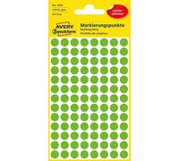 Pastilles de couleurs, enlevable, 8 mm Vert