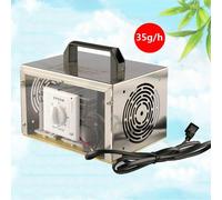 35g/h Générateur d'ozone tueur d'odeurs, Filtre à air ozone Purificateur d'air Appareil à ozone Ozoneur avec minuterie pour les chambres, la fumée, les voitures et les animaux domestiques 220 V