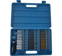 36 brosses métalliques pour nettoyage 8-19 mm Perceuse Kit poignée souple