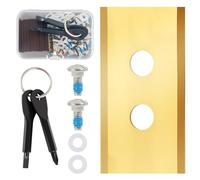 36 Lames Titane Compatible avec Mammotion LUBA YUKA Robot Tondeuse | Kit Rechange Compatible LUBA Mini & YUKA - Inclut Vis, Rondelles Plastique & Tournevis - Durable, résistant, coupe précise