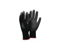 36 Paires de Gants de Travail en PU - Taille 7 - Couleur Noir - Gants de