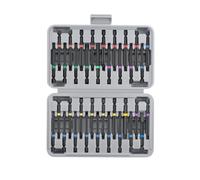 36-Piece 1/4 Inch Screwdriver Bit Set - Driver Kit, Magnetic | Includes Slot, Phillips, Hex, & Triangle, Durable Chrome Vanadium Steel, Easy Magnetic Exchange, for Power Drills & Manu