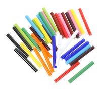 36 Pièces Bâtonnets de Colle Thermofusible Eva, pour Bricolage | Fusion Rapide, Peu de Bulles, Adhérence sur Bois et Papier, Réparations, Loisirs Créatifs Couleur Aléatoire