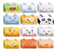 36 Pièces Invitation Anniversaire,Animaux Carte Voeux De Remerciement,Carte Merci Enveloppe Anniversaire Original Thank You Cards Pour Femme Fille Homme Garcon Enfant Adulte