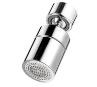 360° Pivotant Aérateur de Robinet, 2 Modes Embout Robinet Cuisine, Mousseur Robinet Economie Eau, Pour Robinet Pour lavabo de Cuisine de Salle de Bain (Argent)