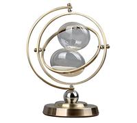 360 Rotatif Sablier en Bronze Vintage，Decoratif Horloge de Sable,Sablier en métal Minuterie15 30 60 Minutes,Sablier Créatif pour décoration ou pour l'enseignement