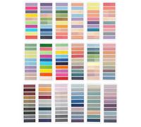 3600 PCS Multicolore Post It Marque Page, 18 Styles Languettes Adhésives Transparentes, Annotation Livre en PET Réutilisables pour