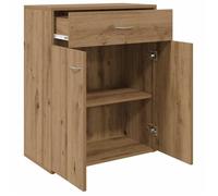 36251 |Commode salon/BUFEET - MEUBLECHIC - avec stockage - Pour salon - chêne artisanal 60x30x75 cm bois d'ingénierie""Printemps/été