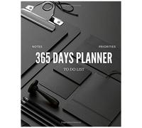 365 Days Planner: 2021 Daily Planner Perfect For Keeping Track Of Daily Notes, Priorities And To Do List Gift, 365 Pages, 8x10, Soft Cover, Matte Finish
