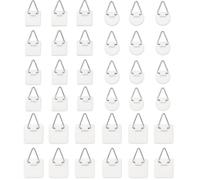36Pcs Accroche Tableau Sans Percer, Languette Accroche Tableau Adhésif Muraux, Crochets Autocollants Muraux pour Fixer Cadres Photos Lourds Miroirs Décoratifs Toiles (Cercle+Carré Tailles Multiples)