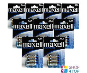 36x Batteries Alcalines AAA Maxell 1.5V LR03 MN2400 Micro Blister