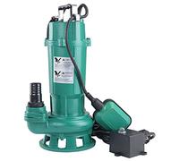 370 W Pompe encastrée pour eaux usées (débit 190 l/min) Hauteur de prélèvement de 8 m