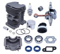 38 mm Piston de cylindre Vilebrequin Carter moteur pour tronçonneuse Stihl MS170 MS180 017018 avec joint d'étincelle de roulements