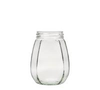 385 ml bocal décoratif, hexagonal, ouverture : Twist-Off (TO 63)
