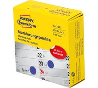 [3857] AVERY Zweckform Pastilles de couleurs, 19 mm, bleu,