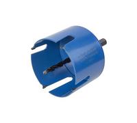 Wolfcraft Scie cloche universelle CT Ø 85 mm pour bois et maçonnerie – avec foret centreur Ø 8 mm