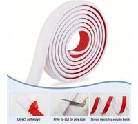39/118/196,8 cm Bordure décorative auto-adhésive en PVC - Flexible et pliable, convient pour les murs, les sols et les armoires, 1 m de long, décoration d'intérieur de style européen, décoration de so