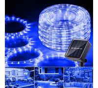 39 pi 100 LED Guirlandes Solaires, Étanche IP65 Lumières Solaires Extérieures pour Fête, Jardin, Patio, Maison, Mariage, Noël, Halloween Décoration d'Arbre de Vacances 7M-50LED,12M-100LED,22M-200LED,3