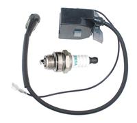 394-143-030 Bobine d'allumage avec bougie d'allumage pour Makita DPC6430 DPC6431 DPC6440 DPC6441 DPC7301 DPC7310 DPC7311 DPC7330 DPC7331 Dolmar PC-6414 PC-644 14D PC-6. 414CD PC-6414S PC-6414 Power