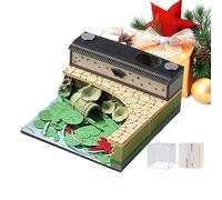3D Calendar 2026-3D Memo Pad | 2026 Calendar Tear Off | Bloc-notes d'art en papier 3 dimensions | Fournitures scolaires et éducatives | Pour la planification quotidienne de la gestion du calendrier