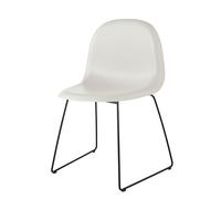 3D Chaise plastique Alabaster White - Sledge basePatins en plastique Gubi - 5715015974448