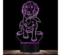 3D Illusion Veilleuse Chiot Forme LED Veilleuse Décor À La Maison Animal De Compagnie Chien Animal Mignon Humeur Lampe De Table Cadeaux pour Enfants Chiot