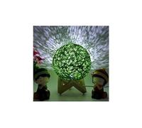 3d led rotin lune veilleuse moonlight usb table de chargement lampe bureau - multicolore Multicolore G