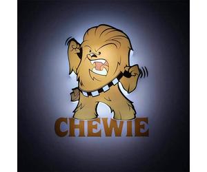 3D LIGHT FX Lampe 3D LED à piles Star Wars Chewbacca - Mini Chewie - Ne chauffe pas au toucher
