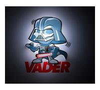 3D Light FX Lampe LED 3D mini Darth Vader Star Wars avec effet lumineux, fonctionne sur 2 piles AAA