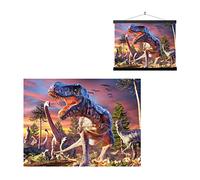 3D LiveLife Affiche murales lenticulaires Attaque de T-Rex de Deluxebase. Poster Dinosaure 3D sans cadre. Décoration murale parfaite. Oeuvre originale sous licence artiste renommé, David Penfound
