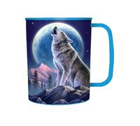 3D LiveLife Deluxebase 3D Lenticular Plastic Mug for Kids with Original Licensed Artwork (Wolf)