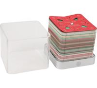 3D -Memo -Pad maison d'arbre de Noël papier sculpté art bloc-notes avec 2026 calendrier disponible pour décorations de bureau