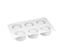 3d Moule en silicone 6 trous Pudding de petit gâteau Art gâteau moule de cuisson Pâtisserie Mousse Outils Cake Moule à chocolat