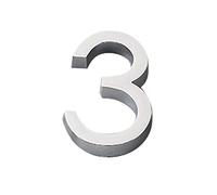 3D NuméRo Plaque Maison Flottante Sticker Autocollant Signe 0-9 Lettre A-F 6cm Porte BoîTe Aux Lettres ExtéRieure Appartement Chambre HôTel Adresse DéCor ExtéRieur Alphabet NuméRique Signalisation (3)