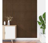 3D-Panneau mural 'Bronckhorst' set de 6 195 x 31,5 cm Teinte bois foncé
