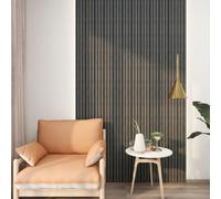 3D-Panneau mural 'Brunssum' set de 8 195 x 12,2 cm gris marbre