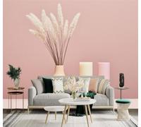 3D Papier Peint Minimaliste Doux Vase Paille Plantes Esthétique | Soie Texturée Haut de Gamme Idéale Pour le Bureau la Salle à Manger Salon Chambre Canapé et Décoration Murale-400cm×280cm