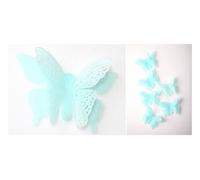 3D Papillon Autocollants Lumineux Art Vinyle Stickers Muraux Decal Mural Home Decor DIY D