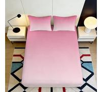 3D Printed Dauphin Paradise Drap-Housse Microfibre Antidérapant Housse de Lit Océan Lavable Chambre Décoration Maison 90x200x25cm