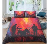 3D Printed Groupe Musique Housse de Couette, Microfibre Couvre-lit