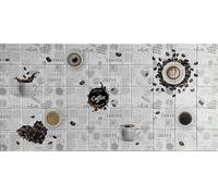 3D PVC panneaux muraux revêtement PVC pierre bois mosaïque carreaux imitation (environ 0,5qm)