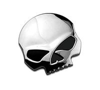 3D Skull Auto & Autres véhicules Métal Stickers emblème de crâne accessoires autocollant voiture de style décalcomanies (Argent)