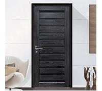 3D Stickers Porte Autocollants de Décoration pour Porte, WOVTE Pvc Trompe L'oeil Mural,Decoration Porte,L(45x200cmx2Pcs),Style I