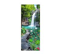 3d Stickers Porte Paysage Auto-AdhéSif Mural DéCoration De La Maison Stickers Muraux Chambre Salon Affiche Amovible Art Autocollants-95x215 cm